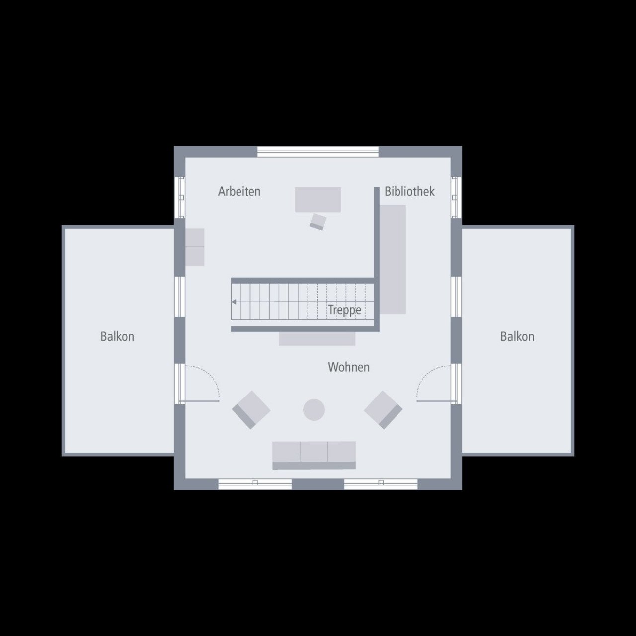 Grundriss Dachgeschoss