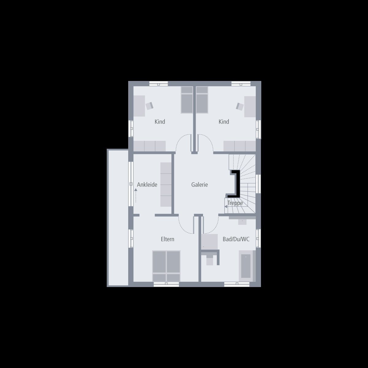 Grundriss Obergeschoss Grundriss Obergeschoss