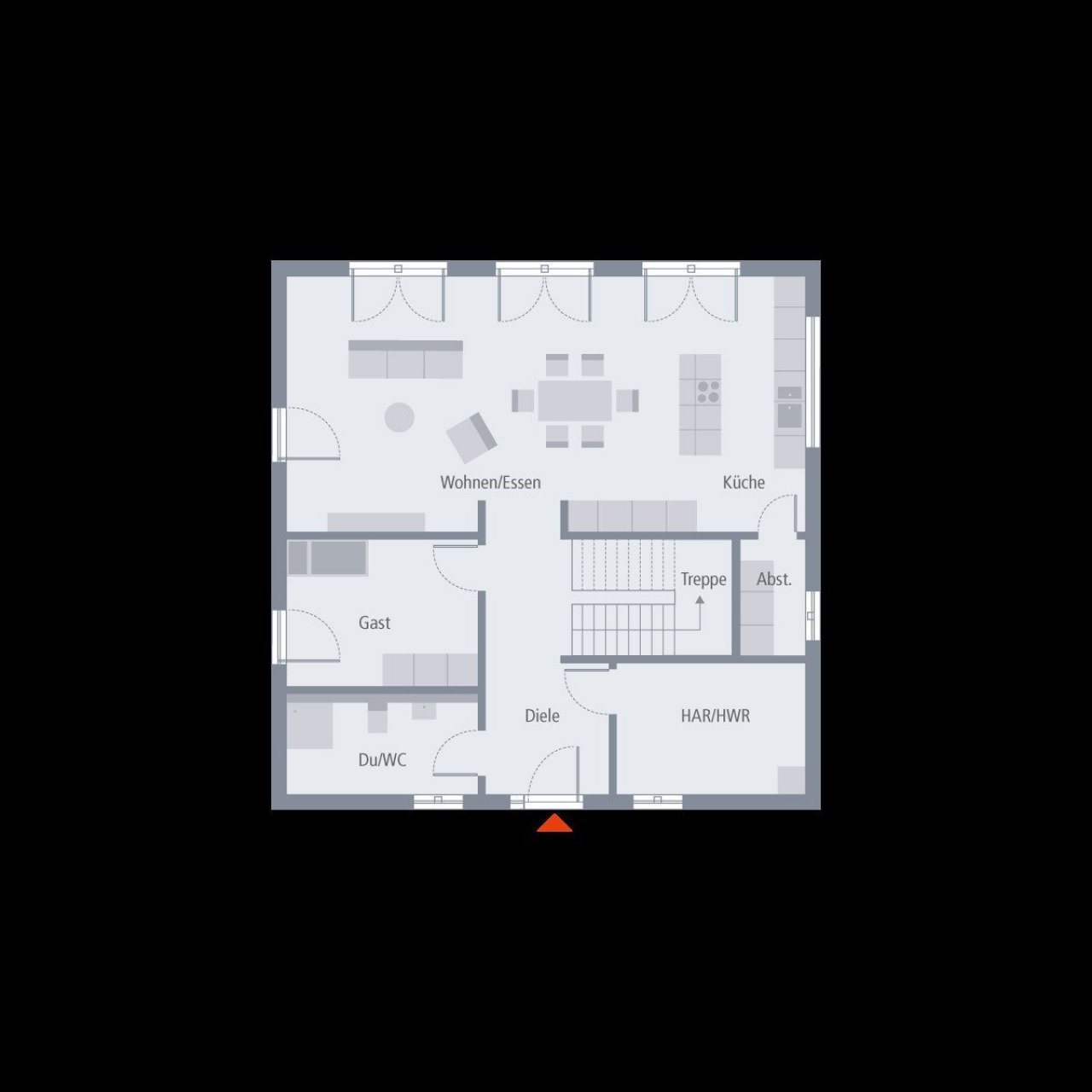 Grundriss Erdgeschoss Grundriss Erdgeschoss