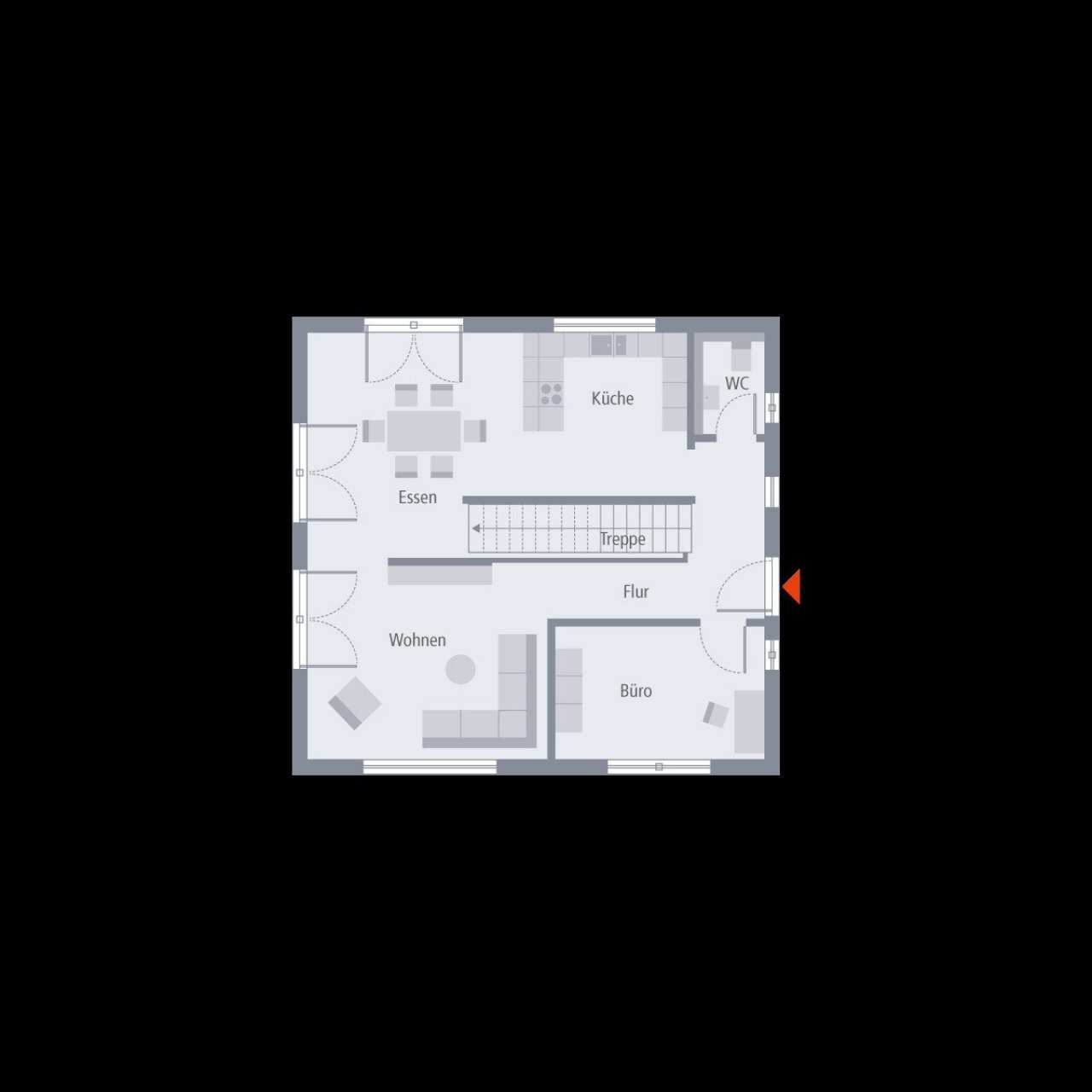 Grundriss Erdgeschoss Grundriss Erdgeschoss