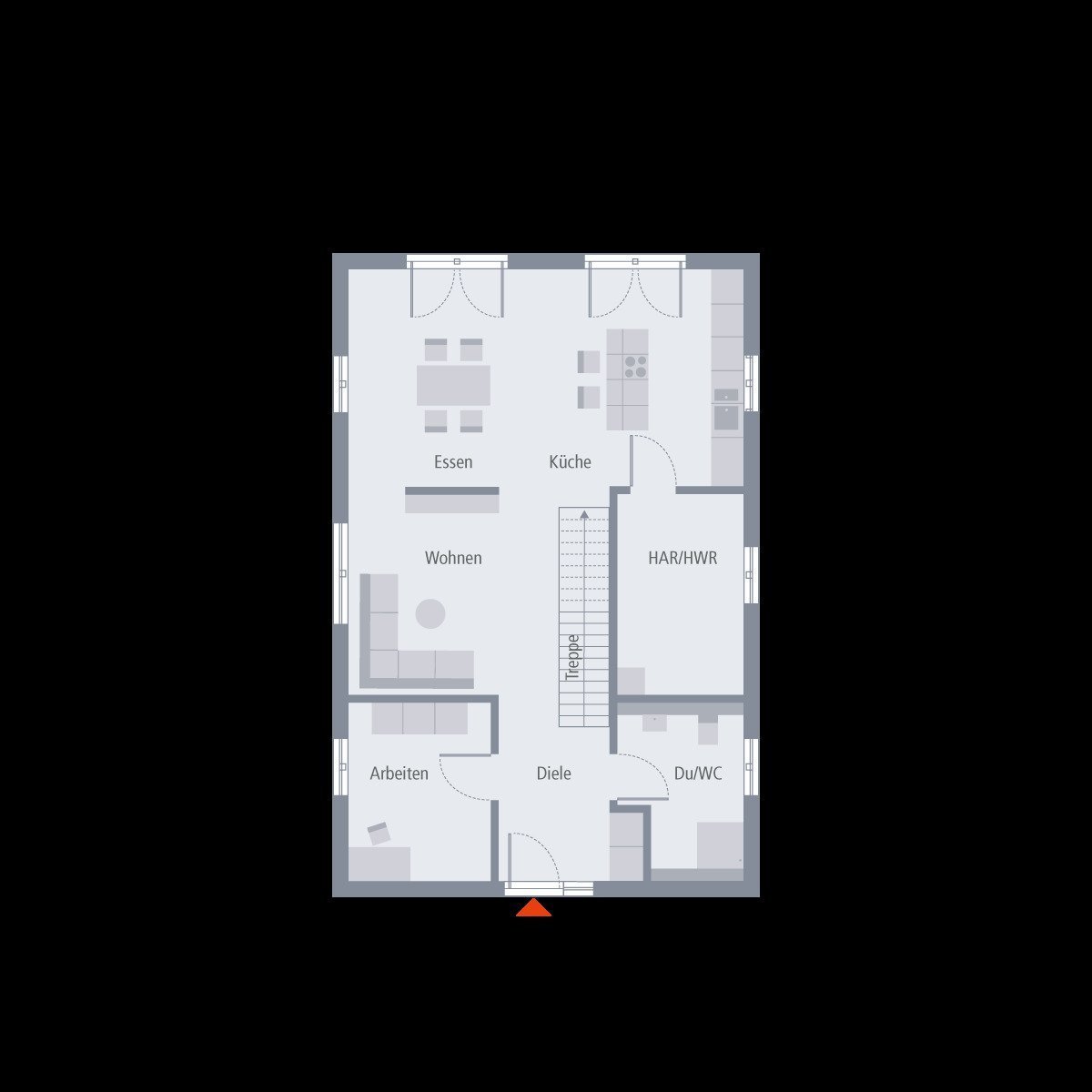 Grundriss Erdgeschoss