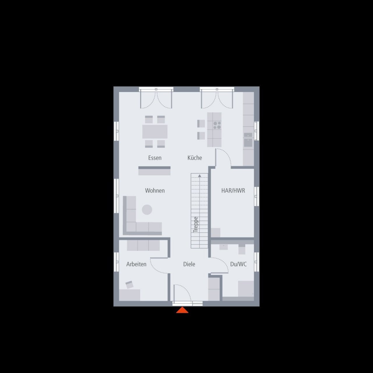 Grundriss Erdgeschoss