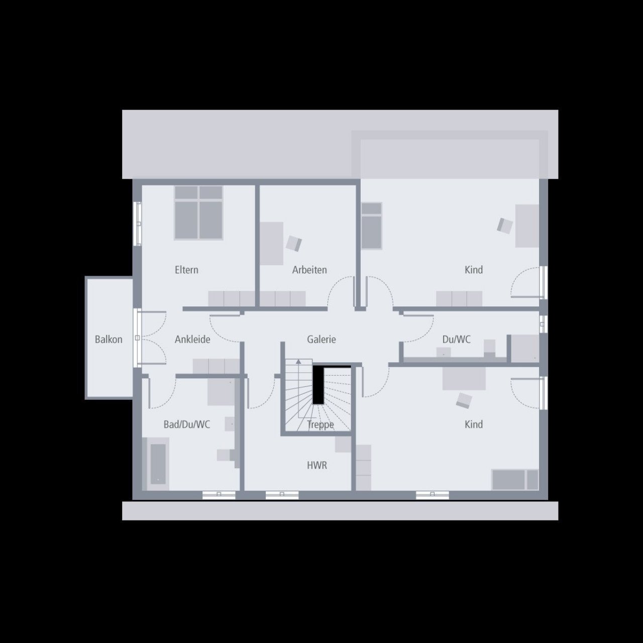 Grundriss Dachgeschoss