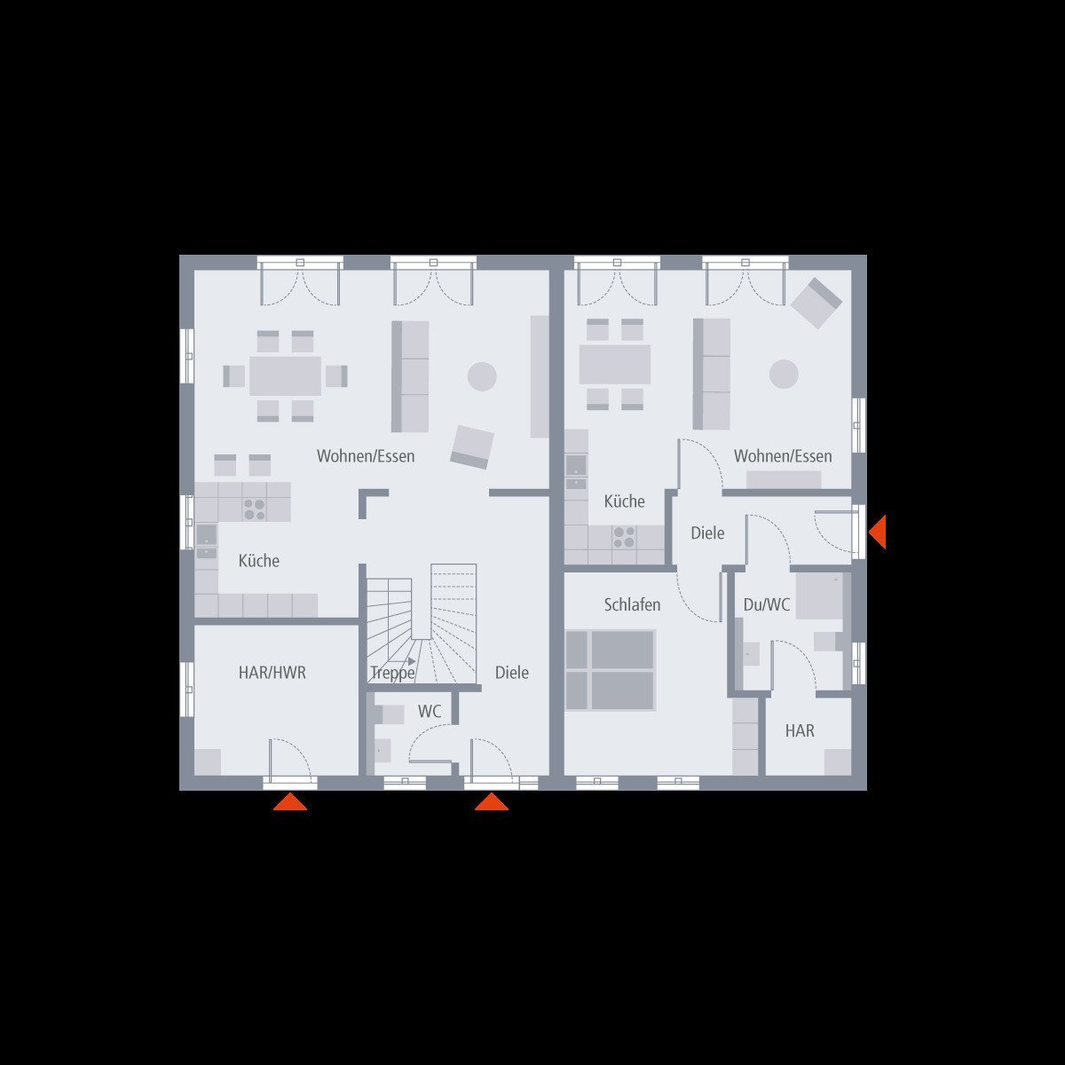 Grundriss Erdgeschoss