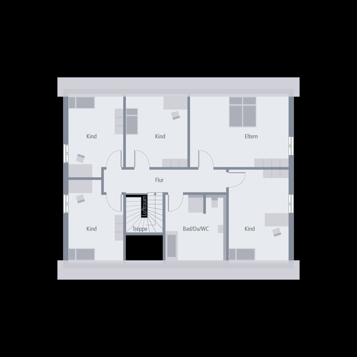 Grundriss Dachgeschoss