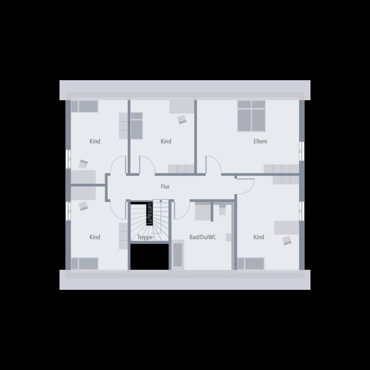 Grundriss Dachgeschoss