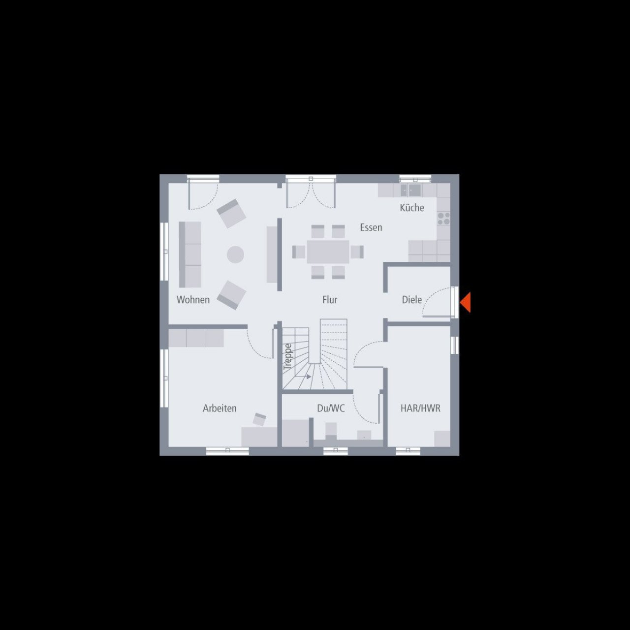 Grundriss Erdgeschoss