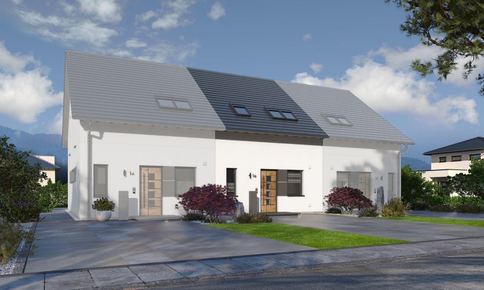 Ansicht Eingang Reihenmittelhaus Ansicht Eingang Reihenmittelhaus