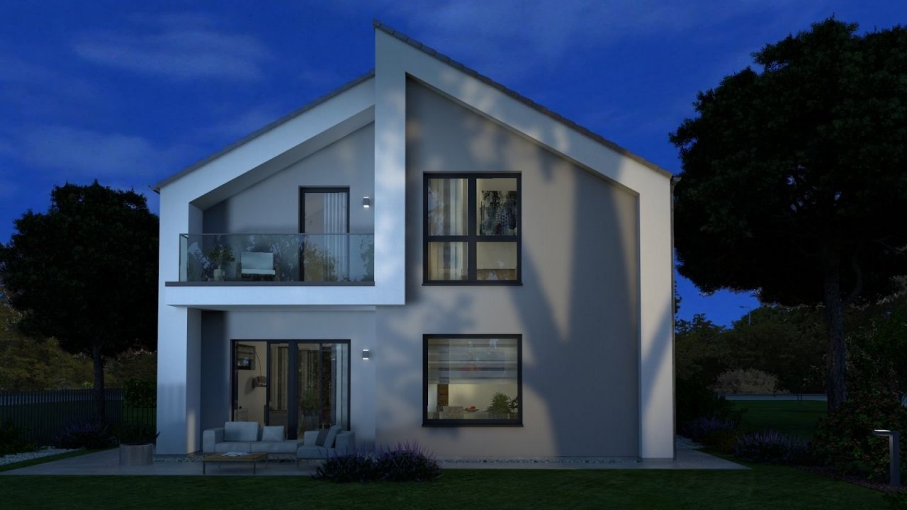 Ansicht Garten Abend Ansicht Garten Abend