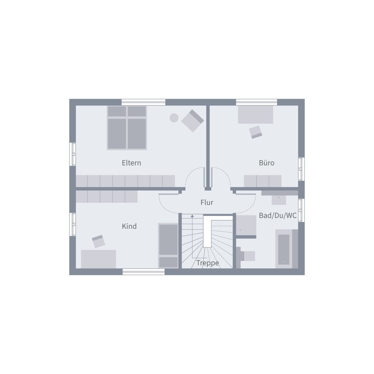 Grundriss Dachgeschoss