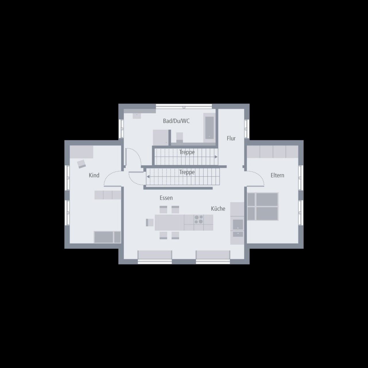 Grundriss Obergeschoss