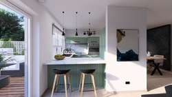 Ansicht Küche Wohneinheit 1