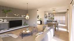 Ansicht Wohn-, Ess- undamp; Ko