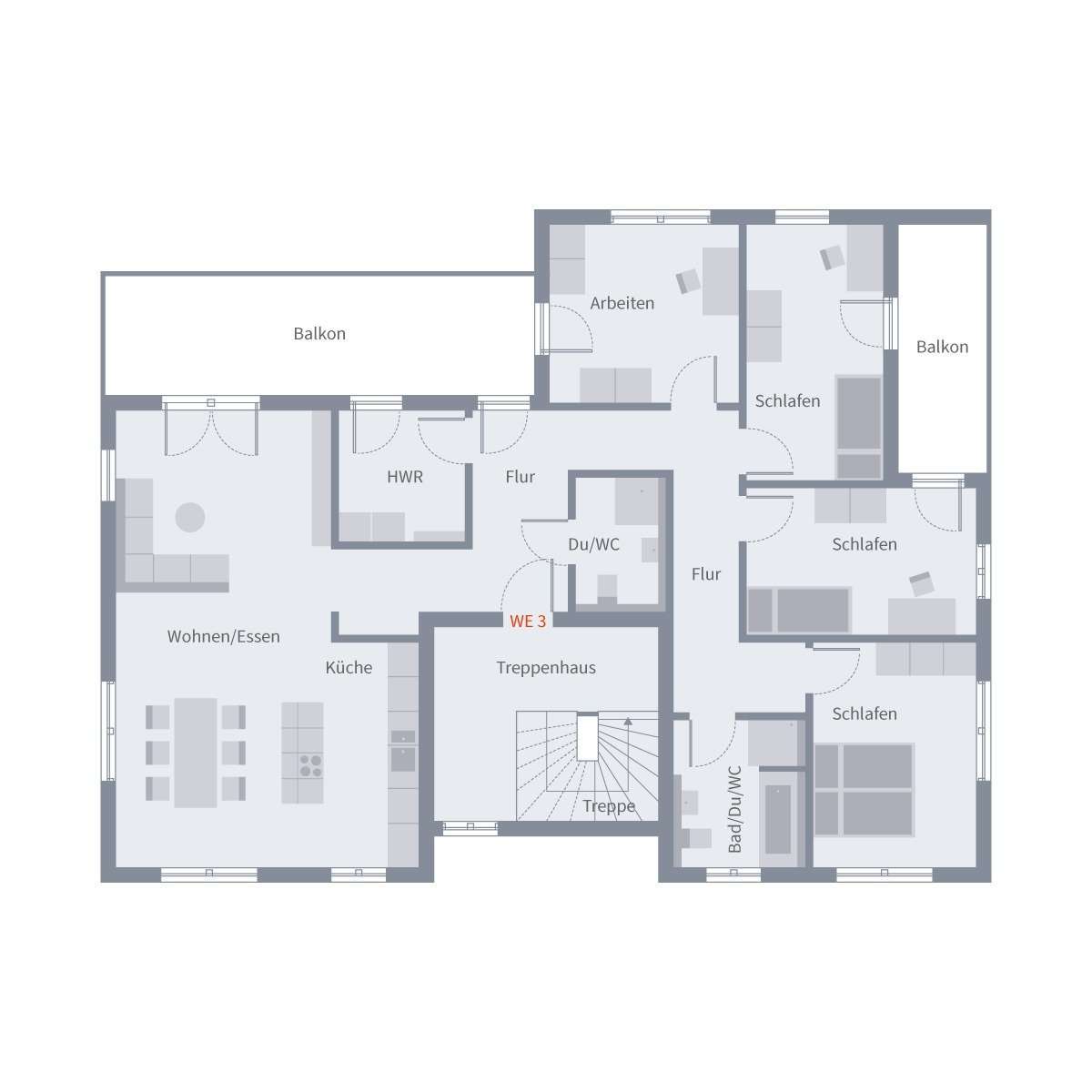 Grundriss Obergeschoss