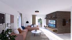 Ansicht Wohnzimmer Wohneinheit