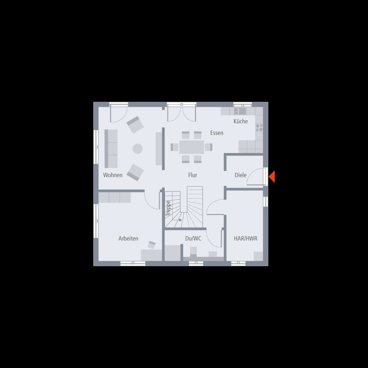 Grundriss Erdgeschoss