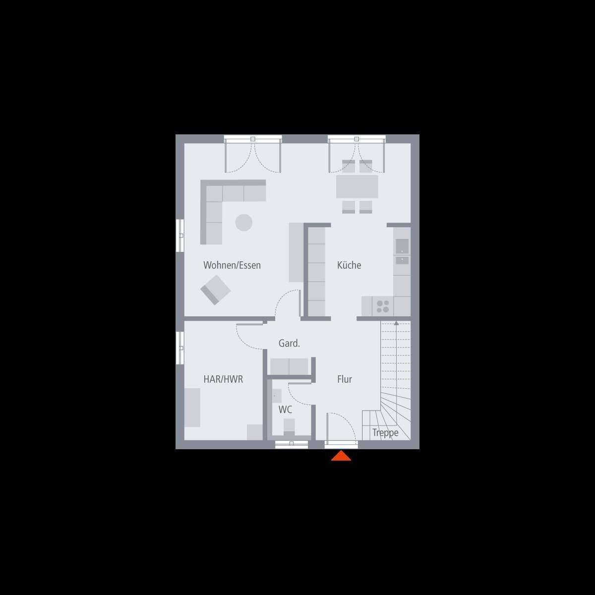 Grundriss Erdgeschoss