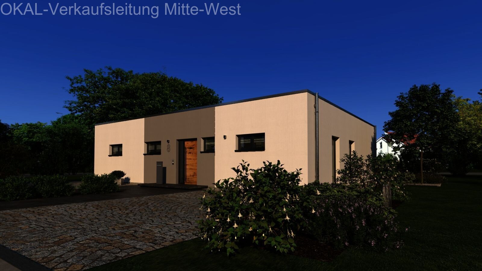 OKAL Bungalow--Flach aussen 