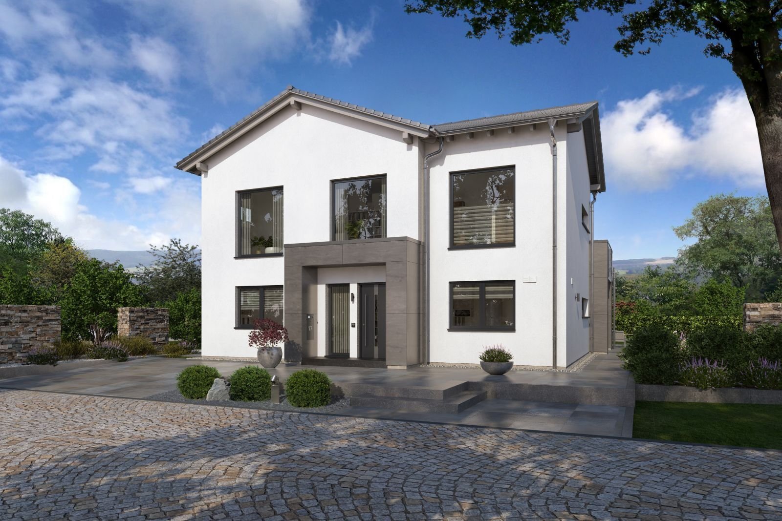 Butzbach: ARCHITEKTENHAUS INKLUSIVE GRUNDSTÜCK, SCHLUSSELFERTIG,OFFEN GESTALTETE STADTVILLA 