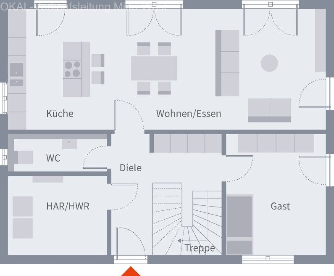 Stadtvilla 9 Erdgeschoss