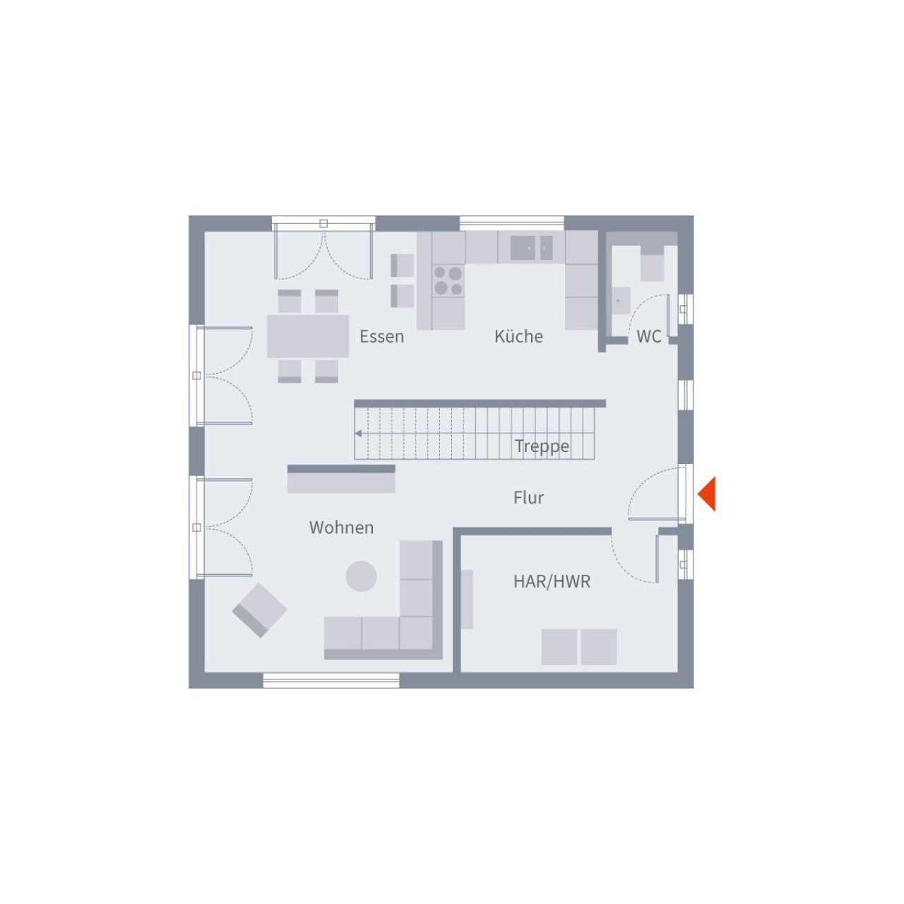 Grundriss Erdgeschoss