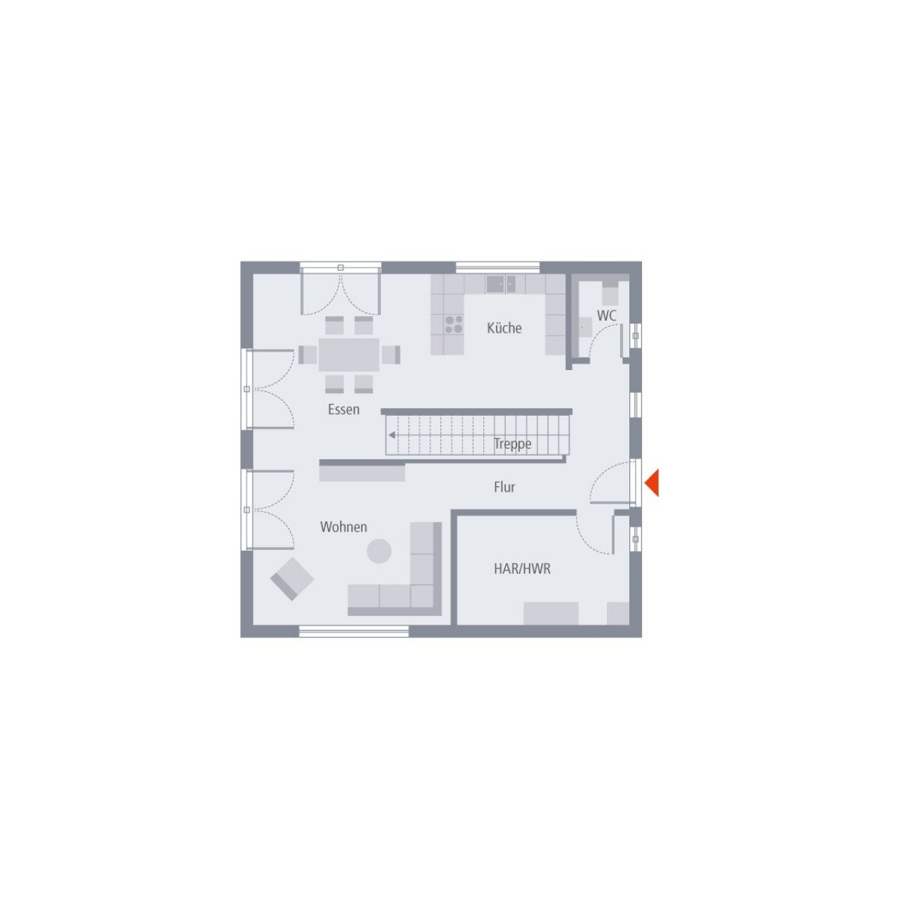 Grundriss Erdgeschoss