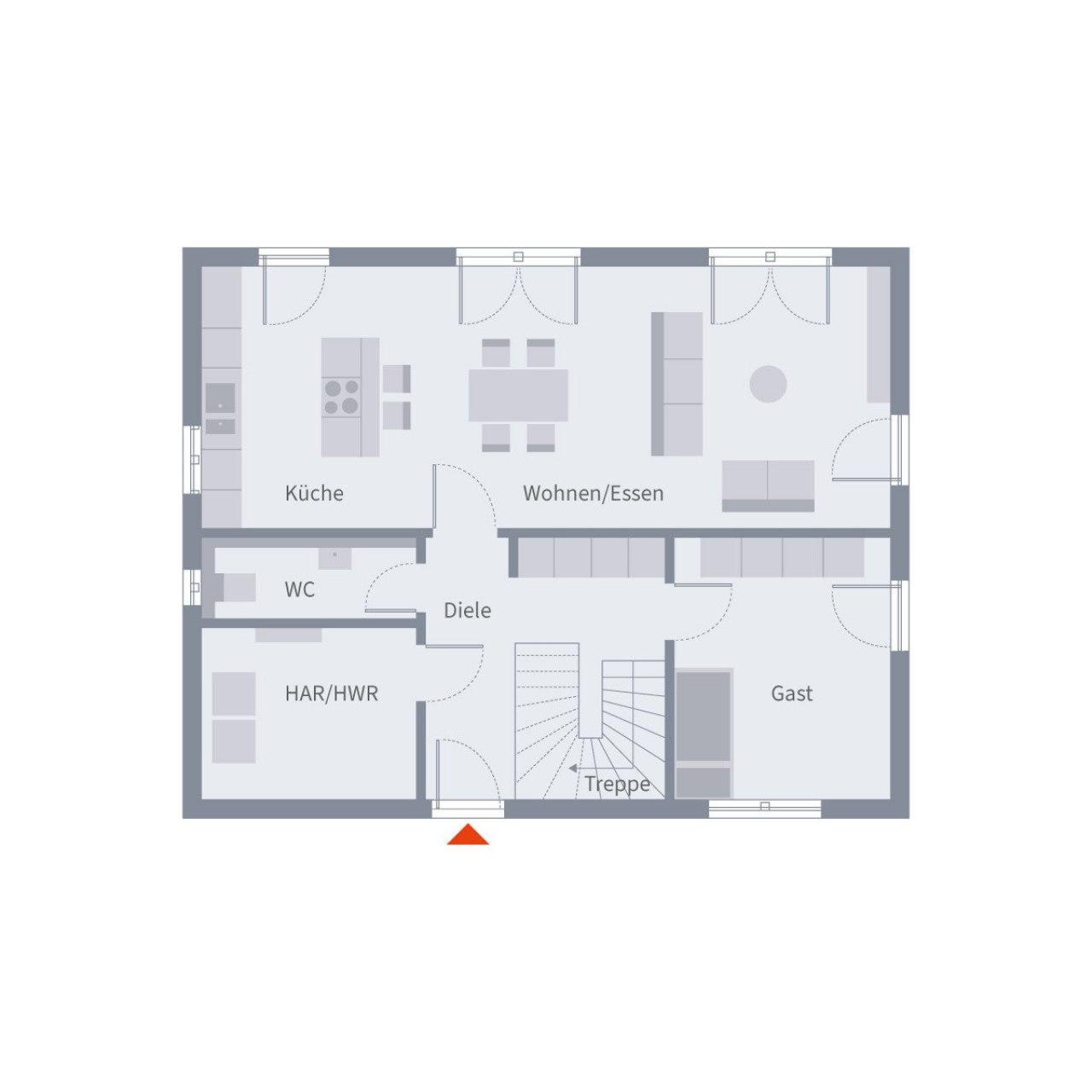 Grundriss Erdgeschoss