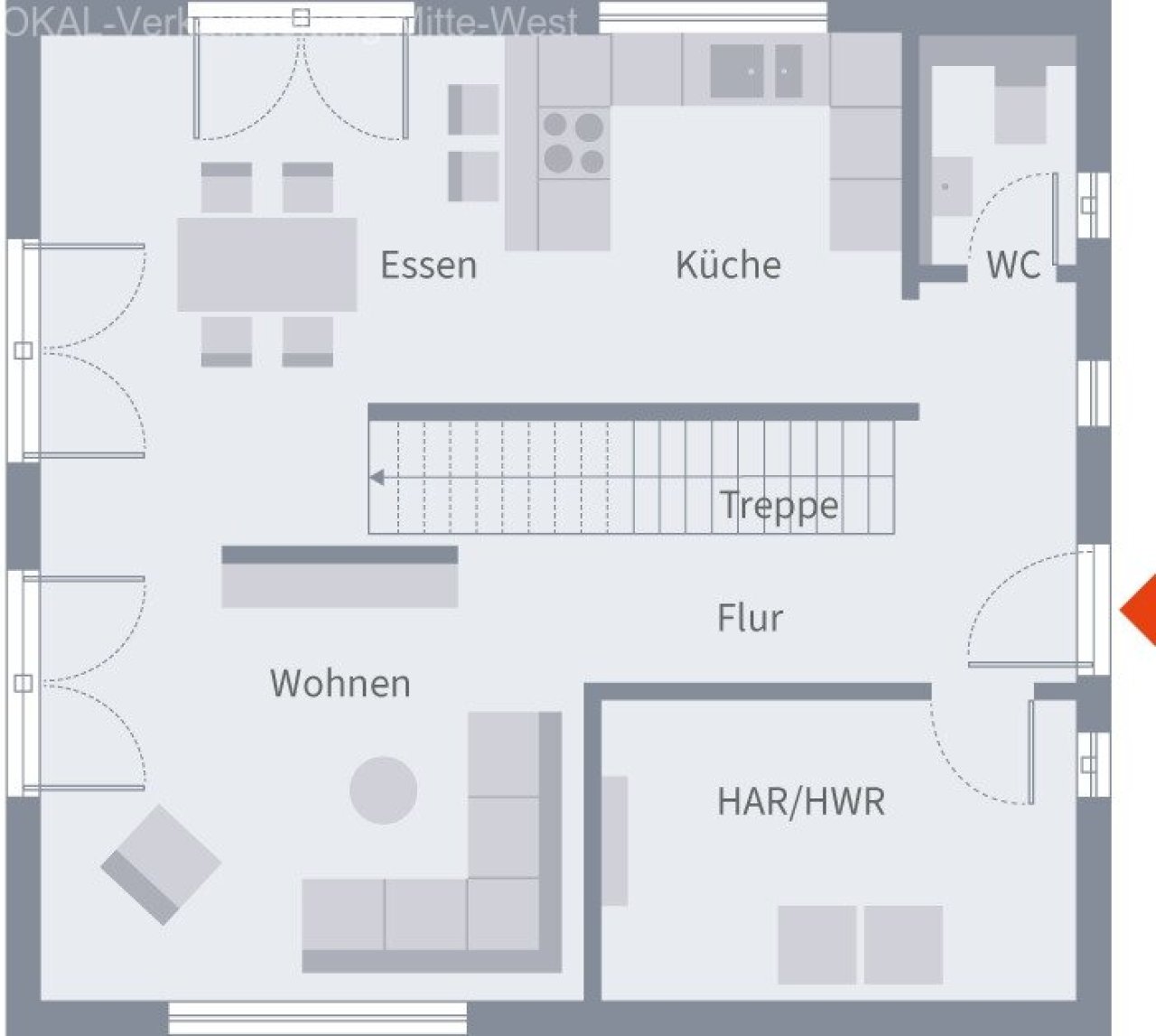 Stadtvilla 10.2 Erdgeschoss