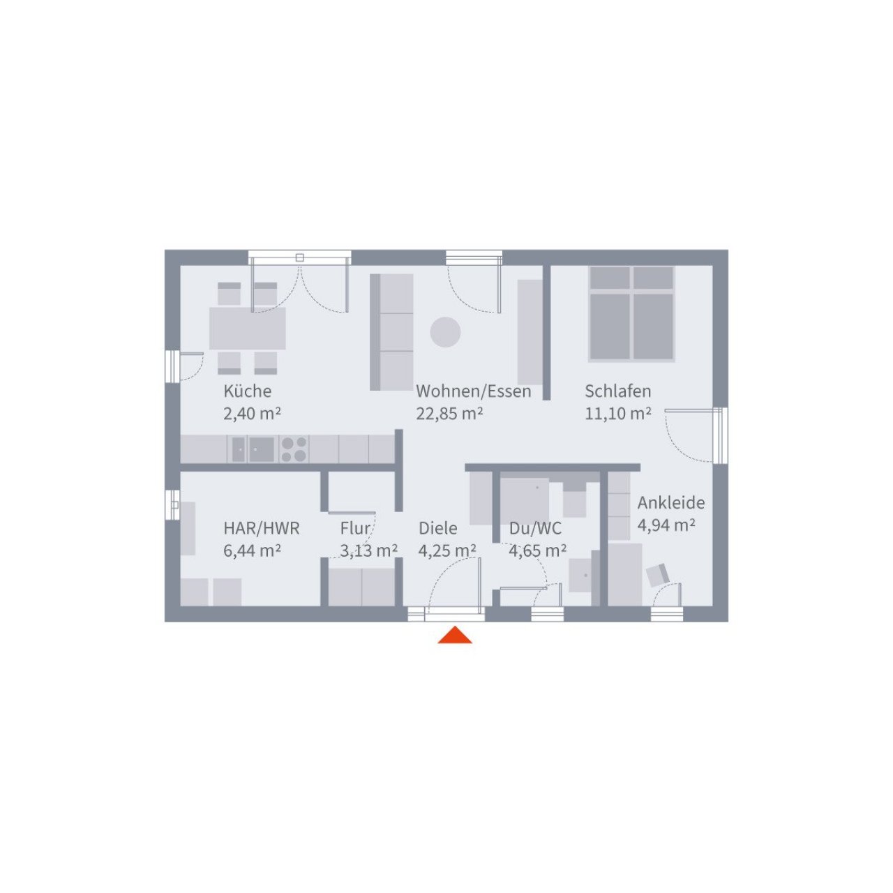 Grundriss Erdgeschoss