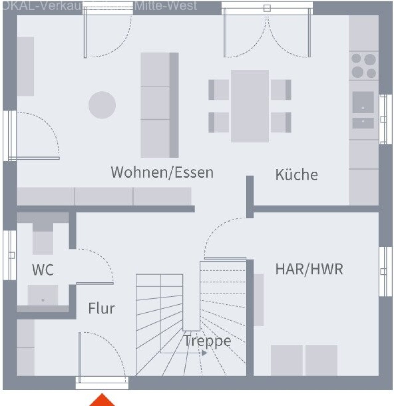 Stadtvilla 9 Erdgeschoss