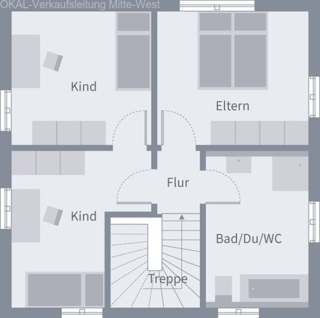 Stadtvilla 9 Obergeschoss