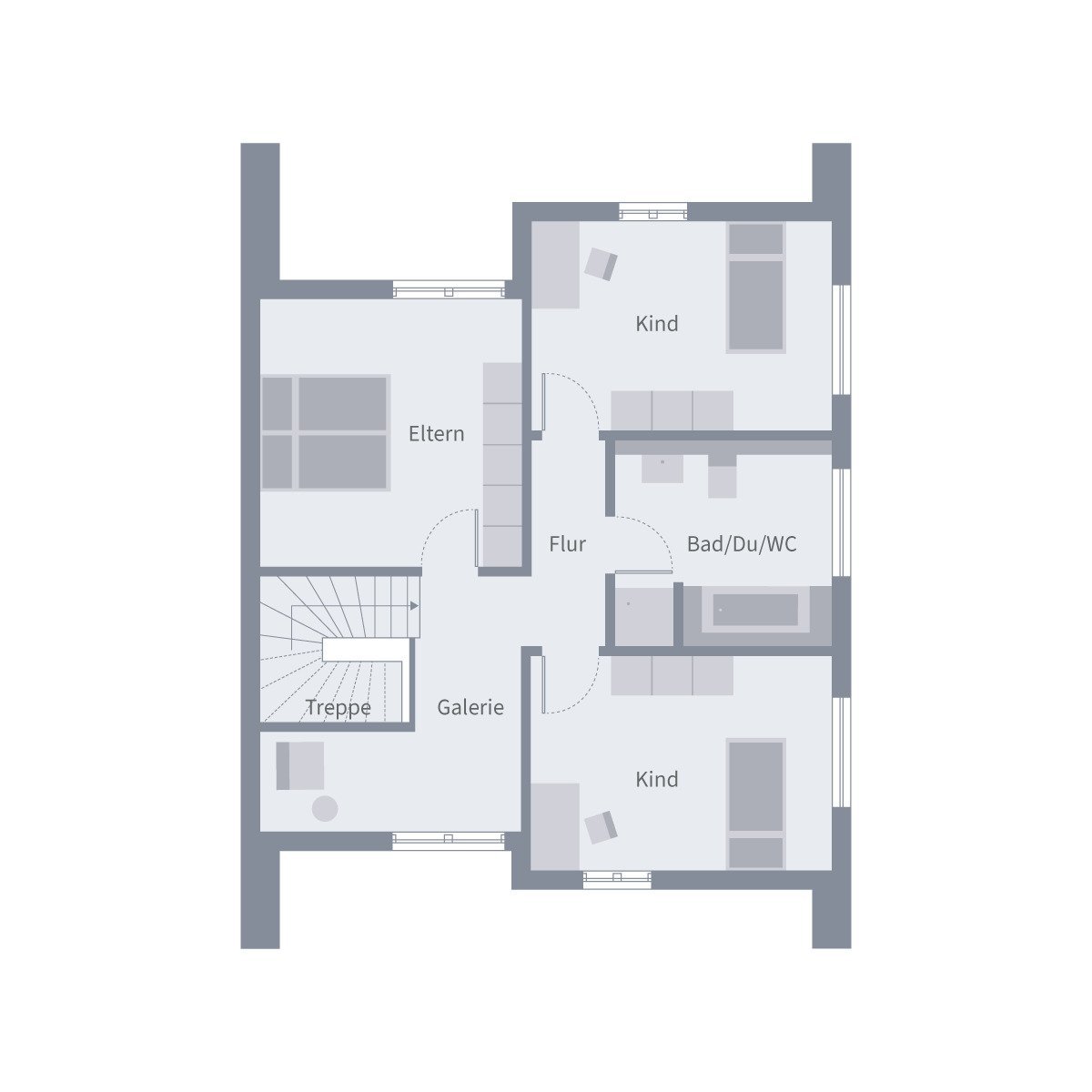 Grundriss Dachgeschoss