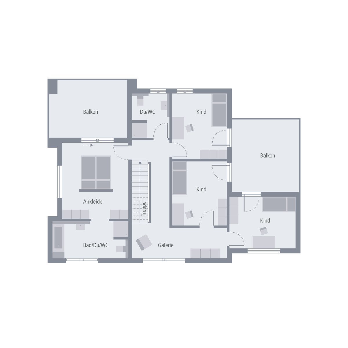 Grundriss Obergeschoss Grundriss Obergeschoss