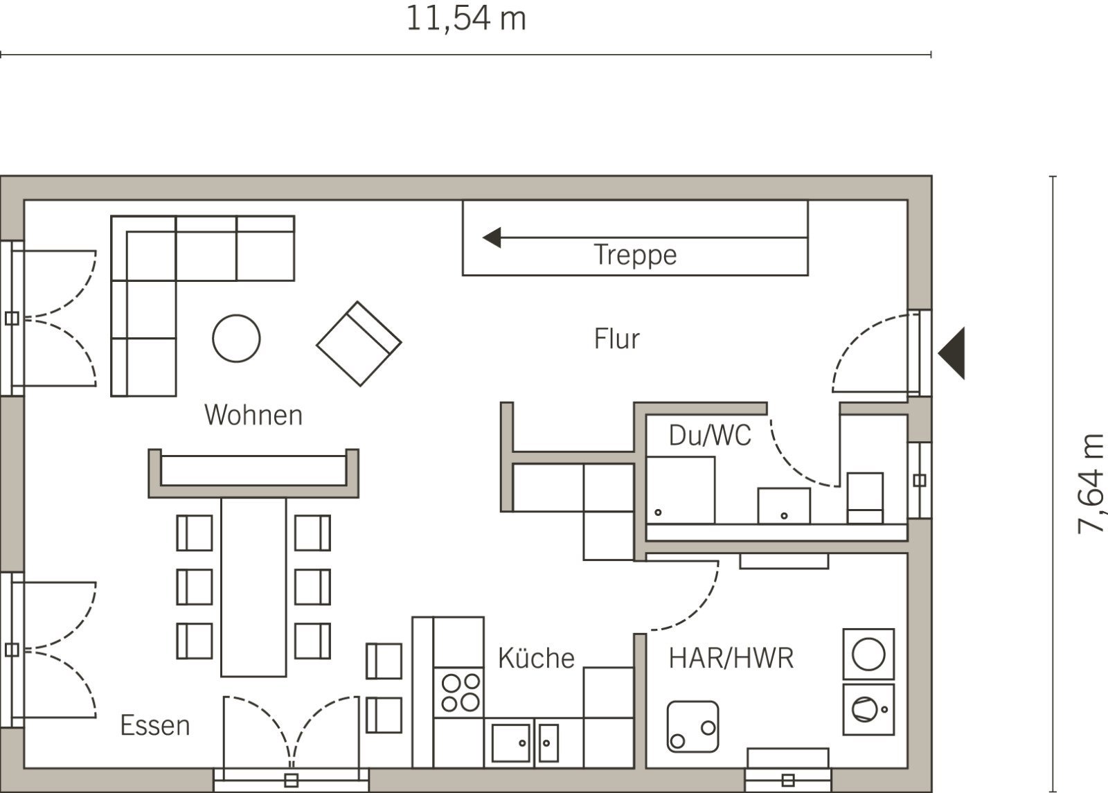 Grundriss Erdgeschoss