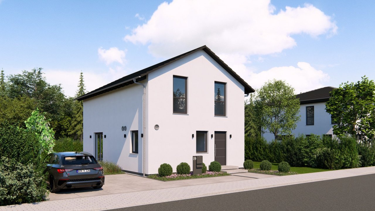 Ansicht Eingang Satteldach Ansicht Eingang Satteldach
