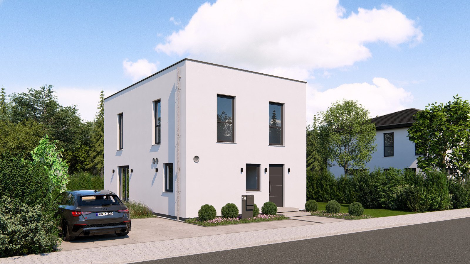 Ansicht Eingang Flachdach Ansicht Eingang Flachdach