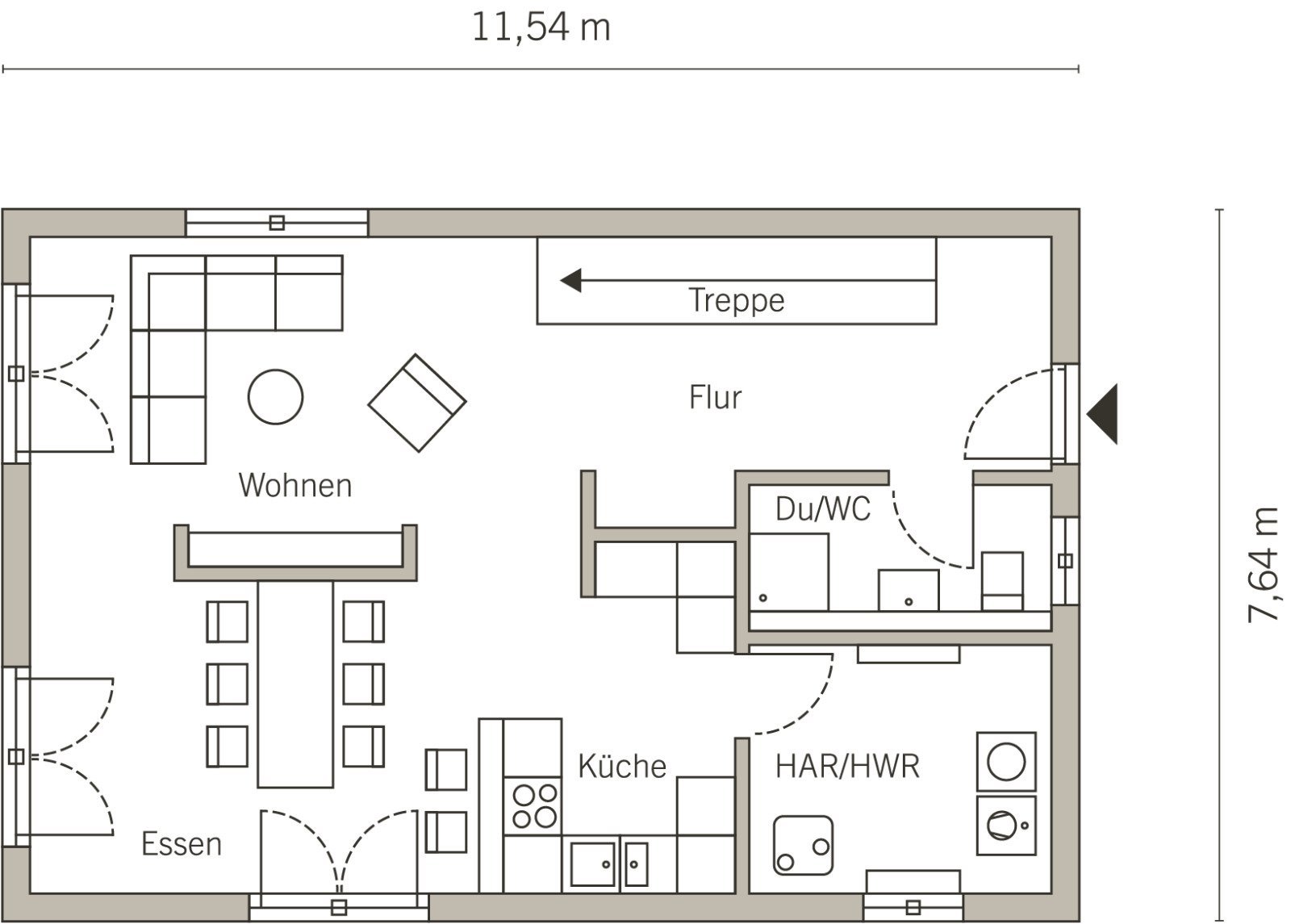 Grundriss Erdgeschoss Grundriss Erdgeschoss