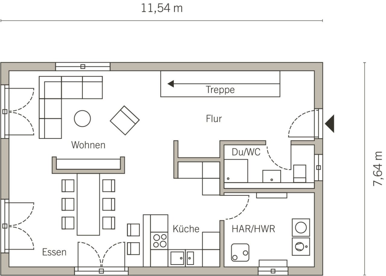 Grundriss Erdgeschoss Grundriss Erdgeschoss