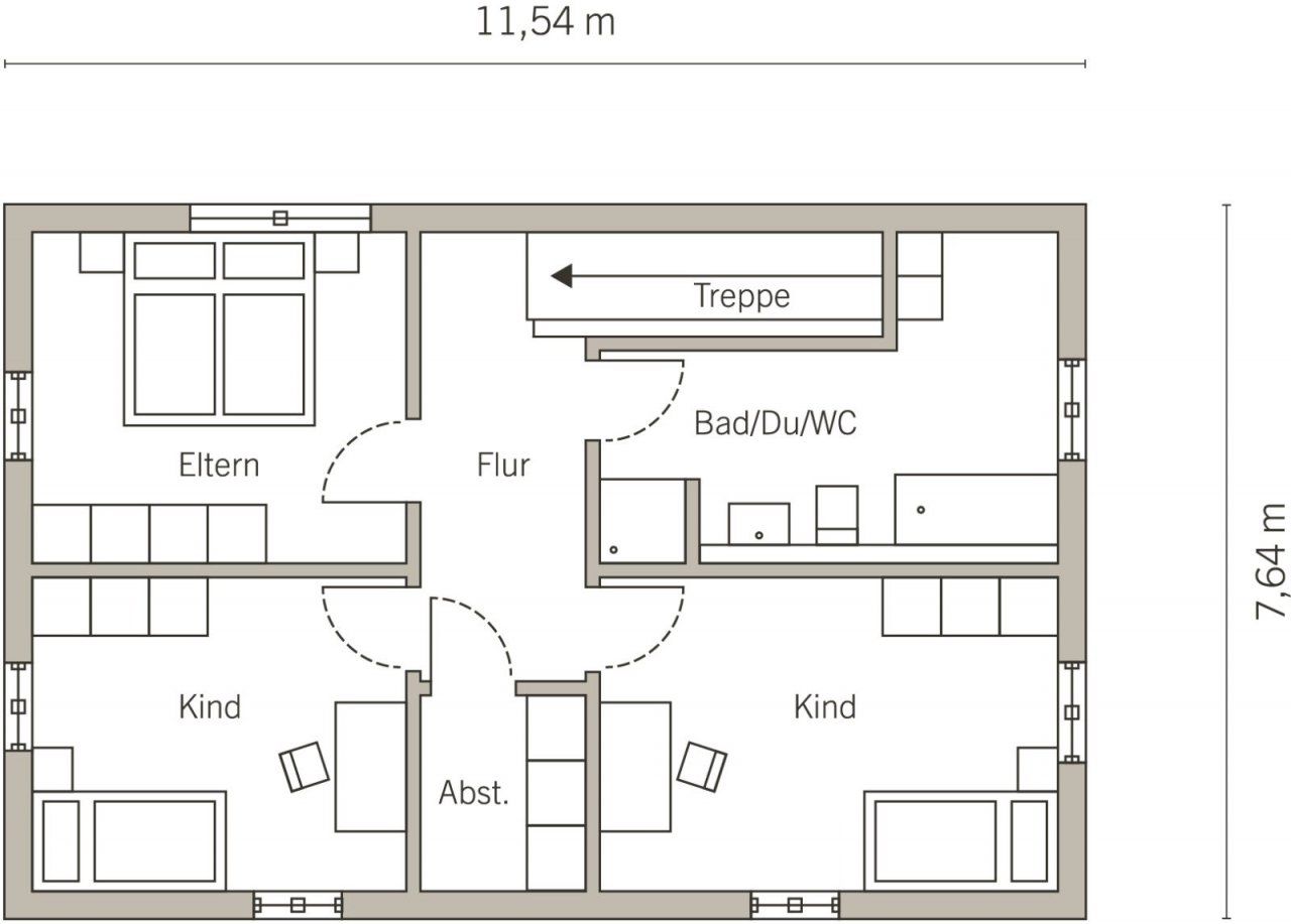 Grundriss Obergeschoss Grundriss Obergeschoss