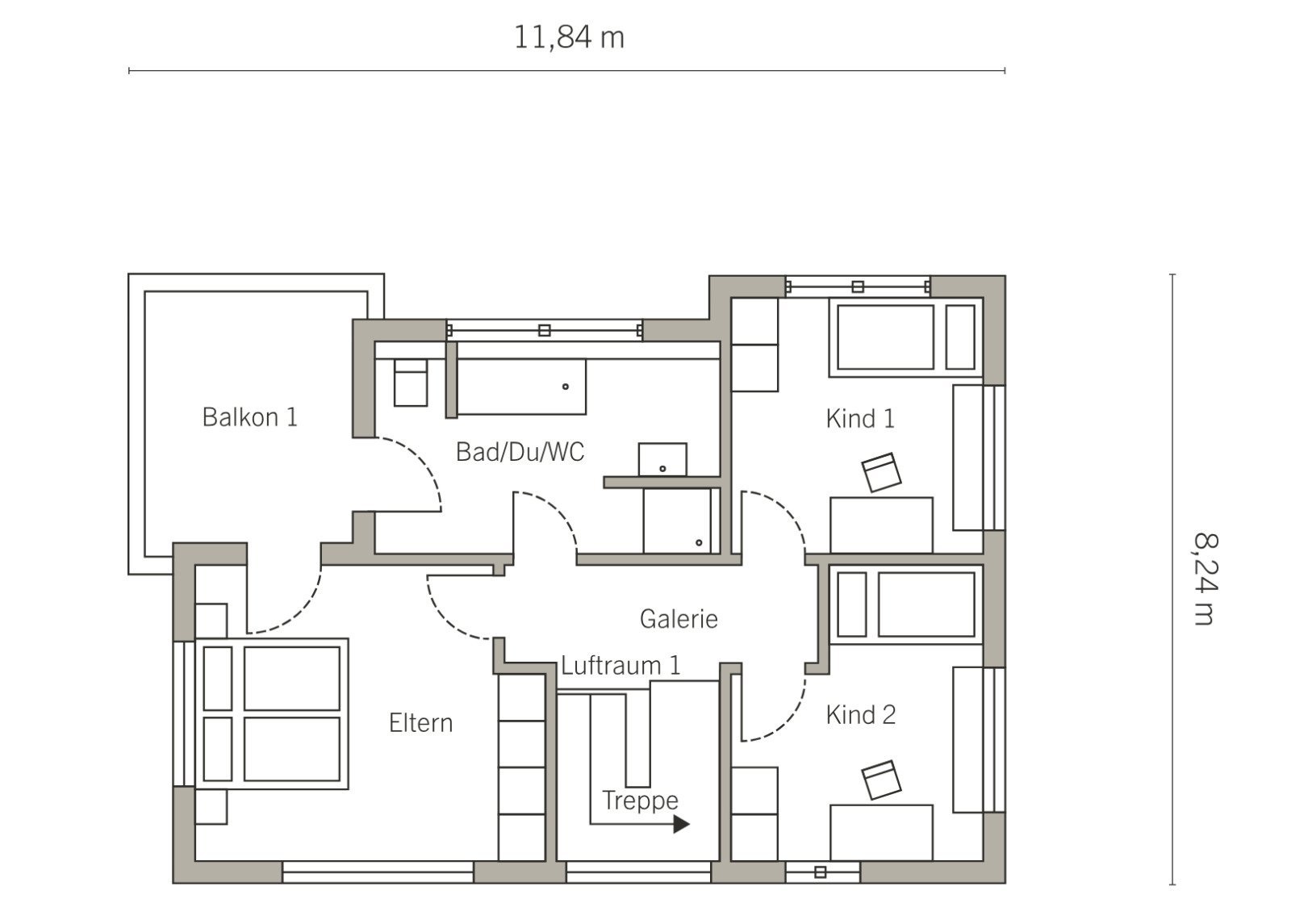 Grundriss Dachgeschoss Grundriss Dachgeschoss