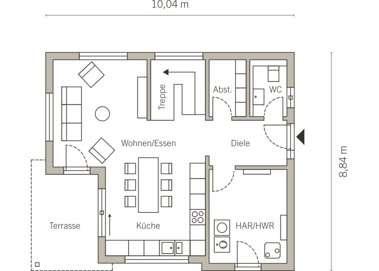 Grundriss Erdgeschoss Grundriss Erdgeschoss