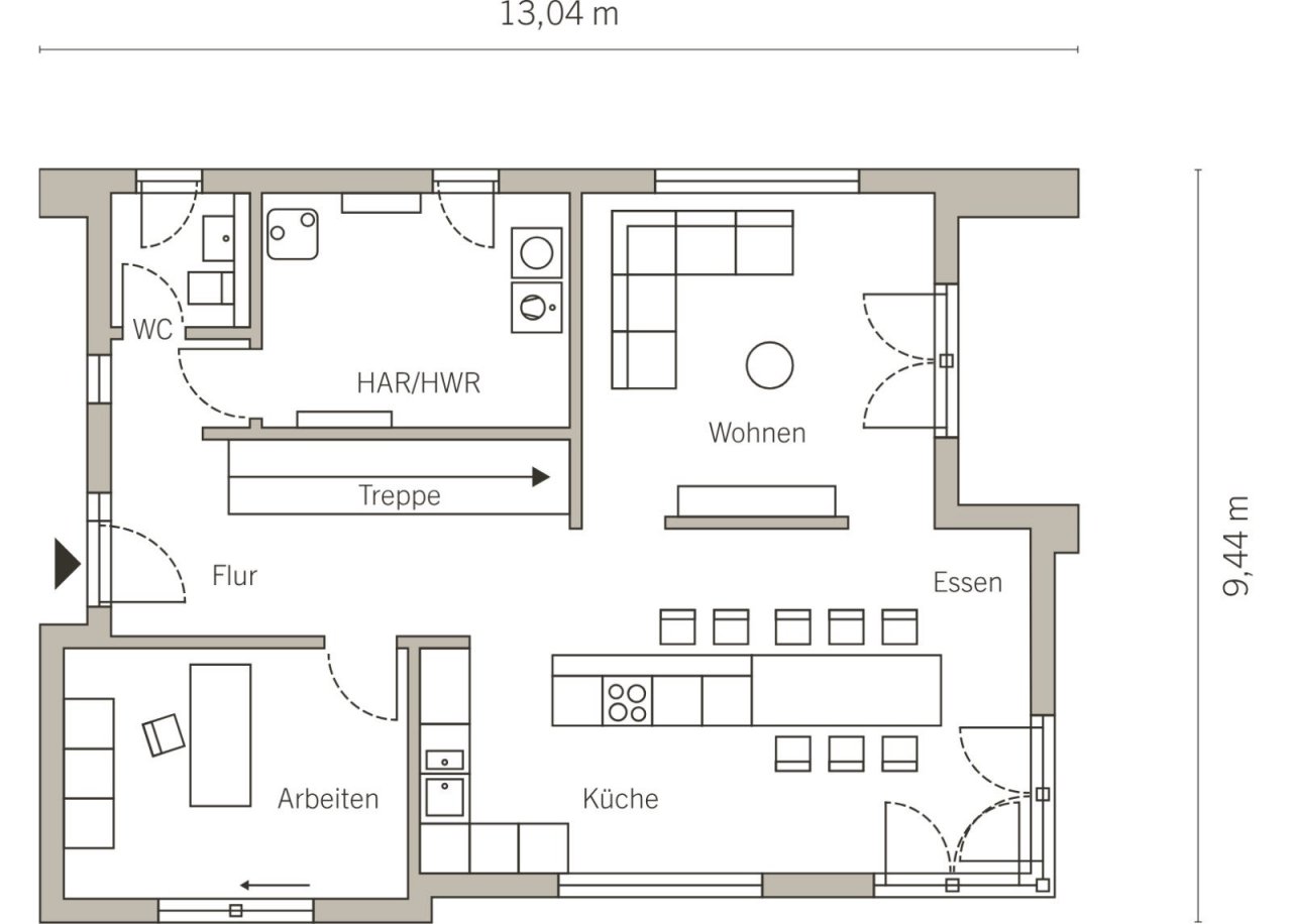 Grundriss Erdgeschoss Grundriss Erdgeschoss