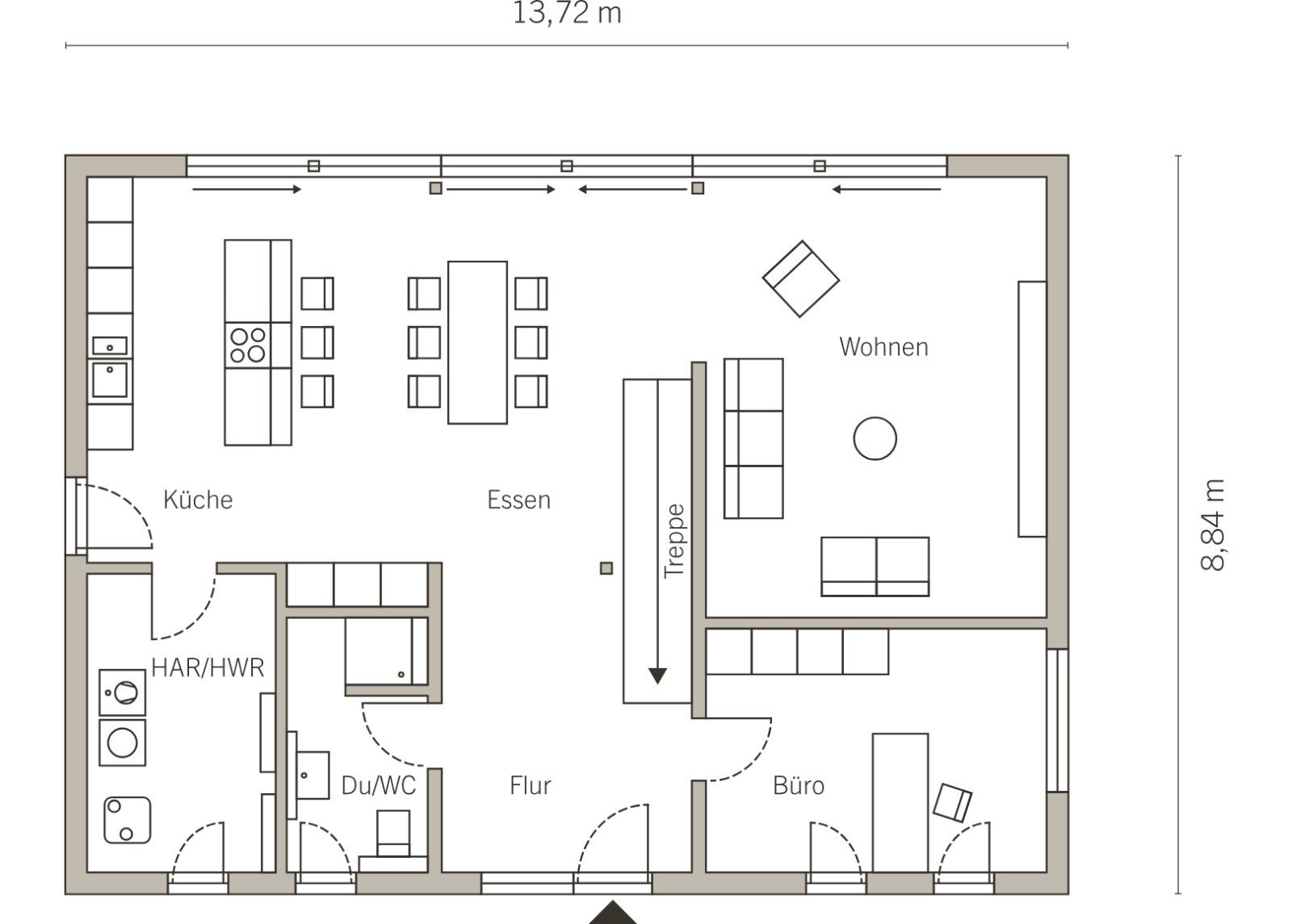 Grundriss Erdgeschoss Grundriss Erdgeschoss