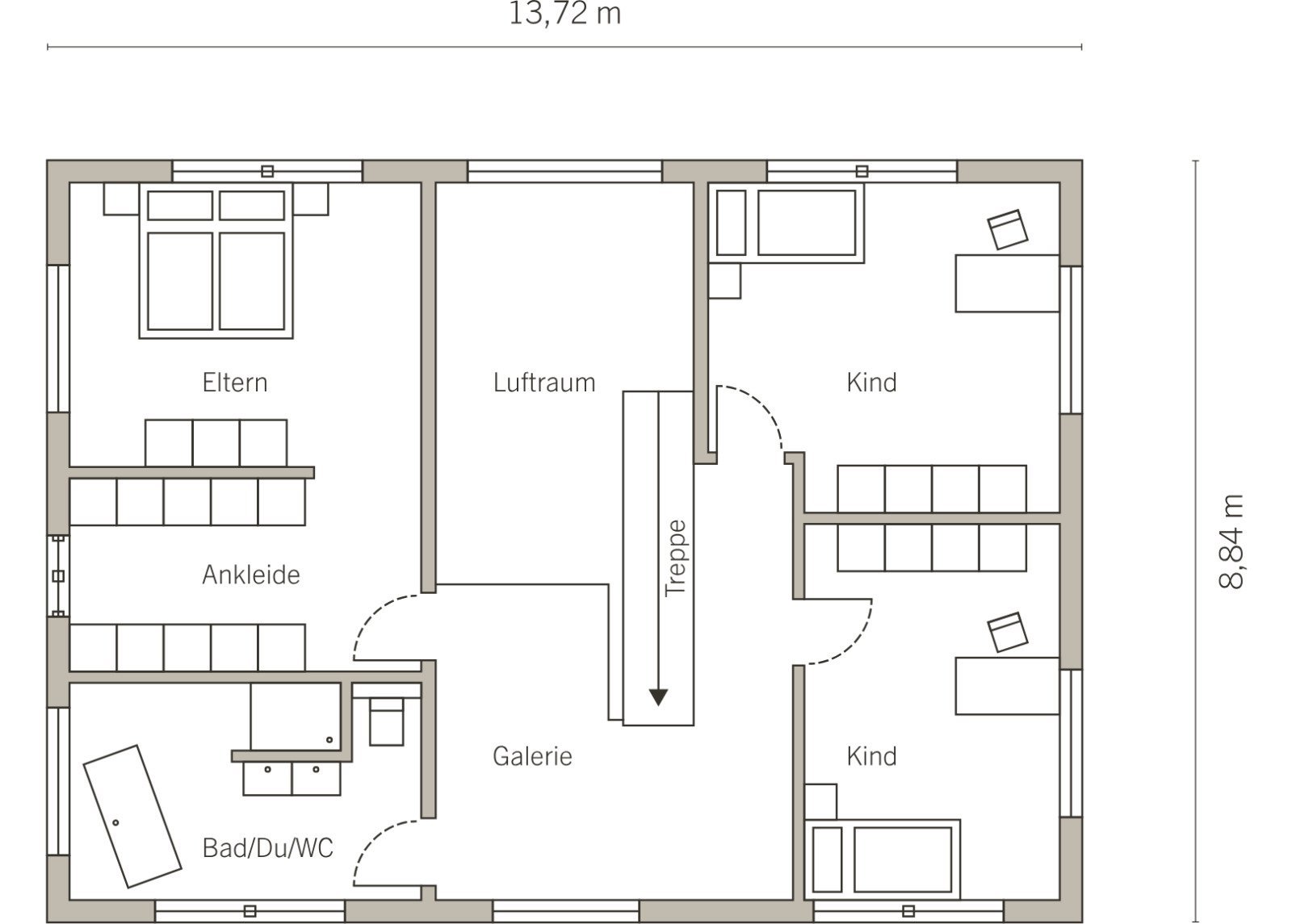 Grundriss Dachgeschoss Grundriss Dachgeschoss