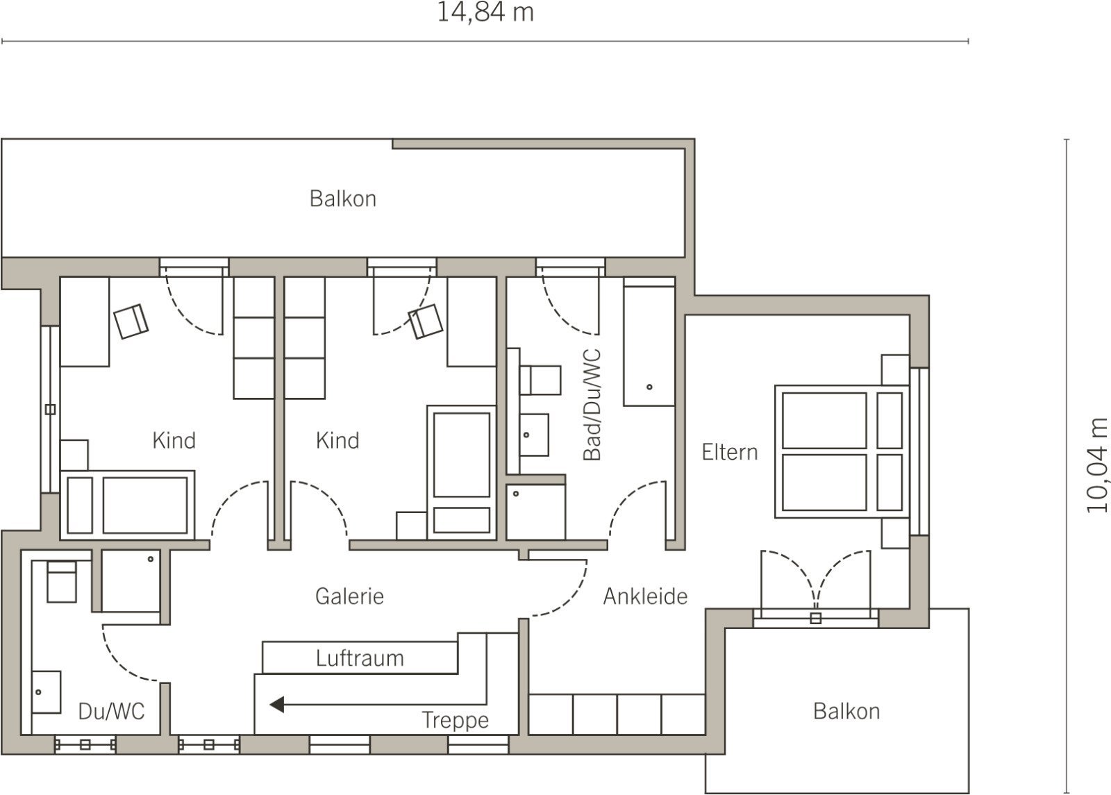 Grundriss Dachgeschoss