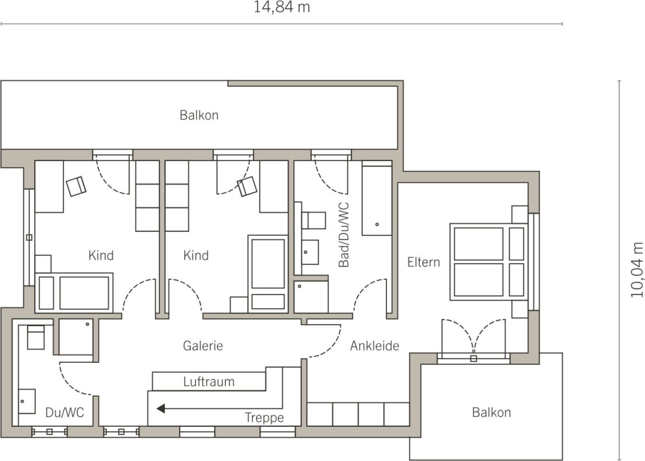 Grundriss Dachgeschoss