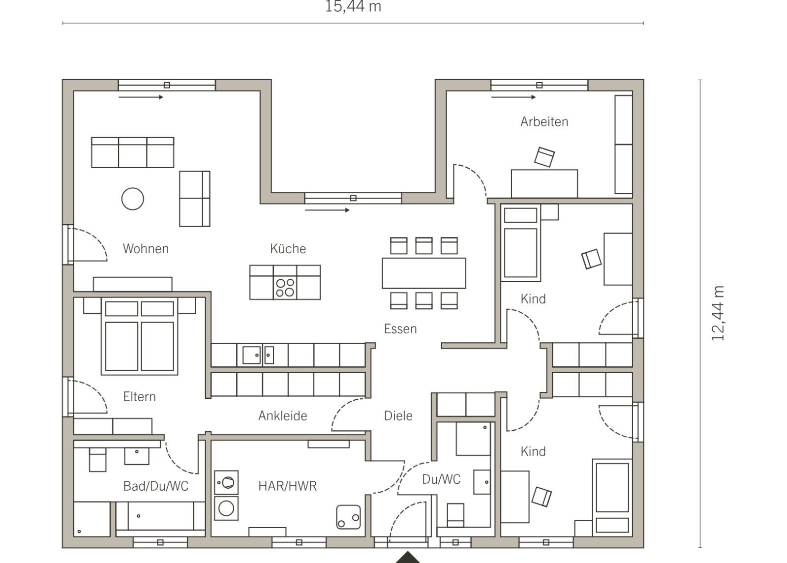 Grundriss Erdgeschoss Grundriss Erdgeschoss