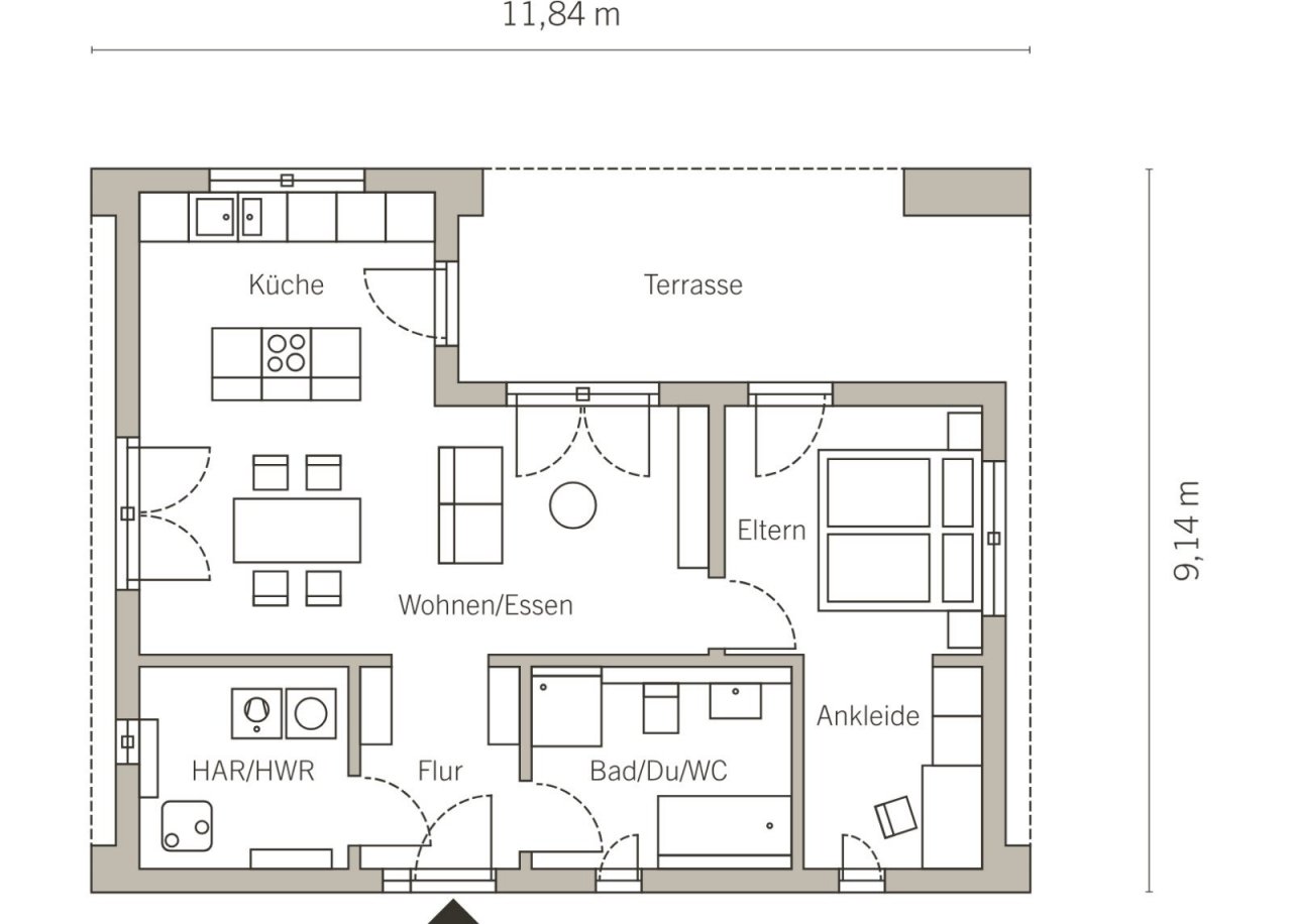 Grundriss Erdgeschoss Grundriss Erdgeschoss