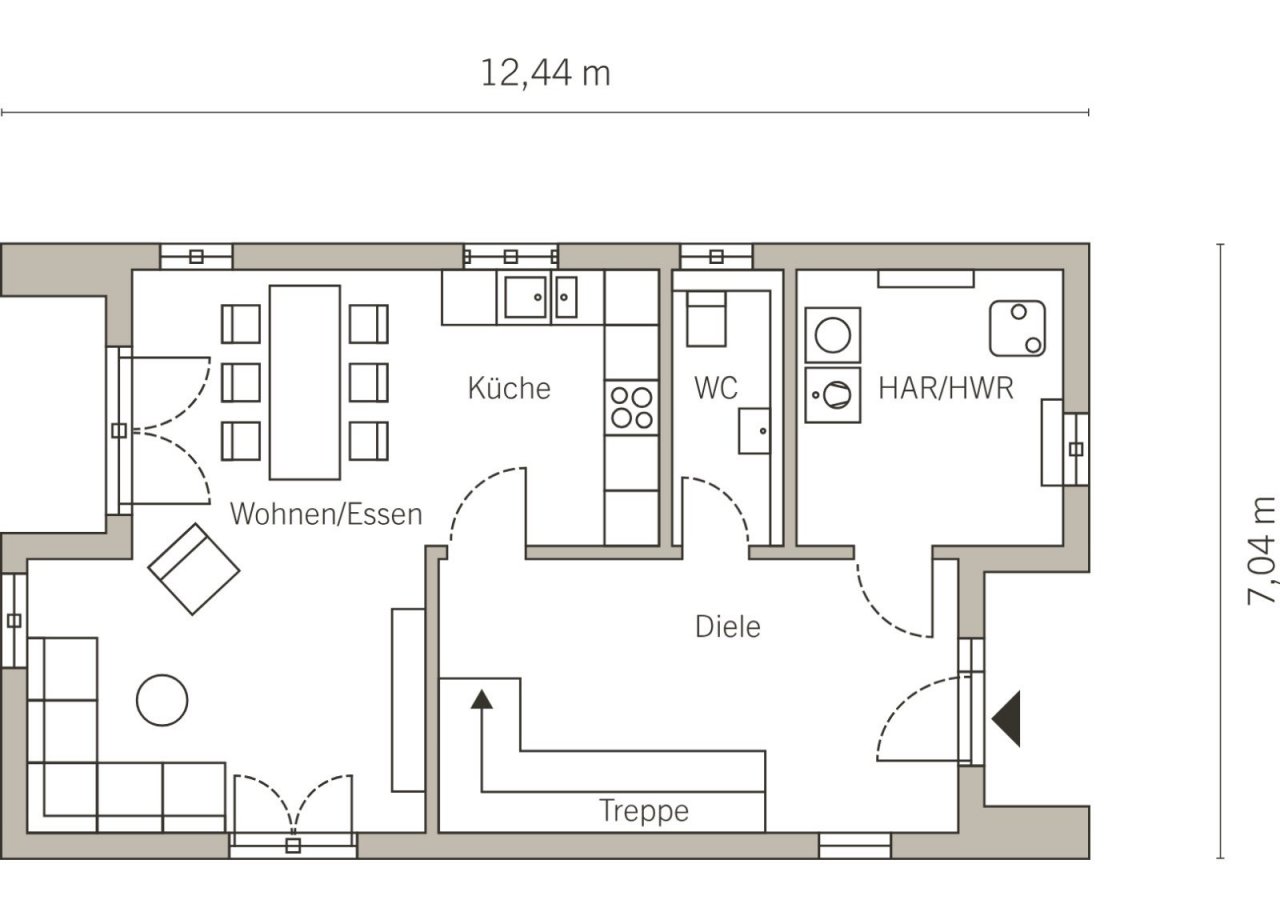 Grundriss Erdgeschoss Grundriss Erdgeschoss