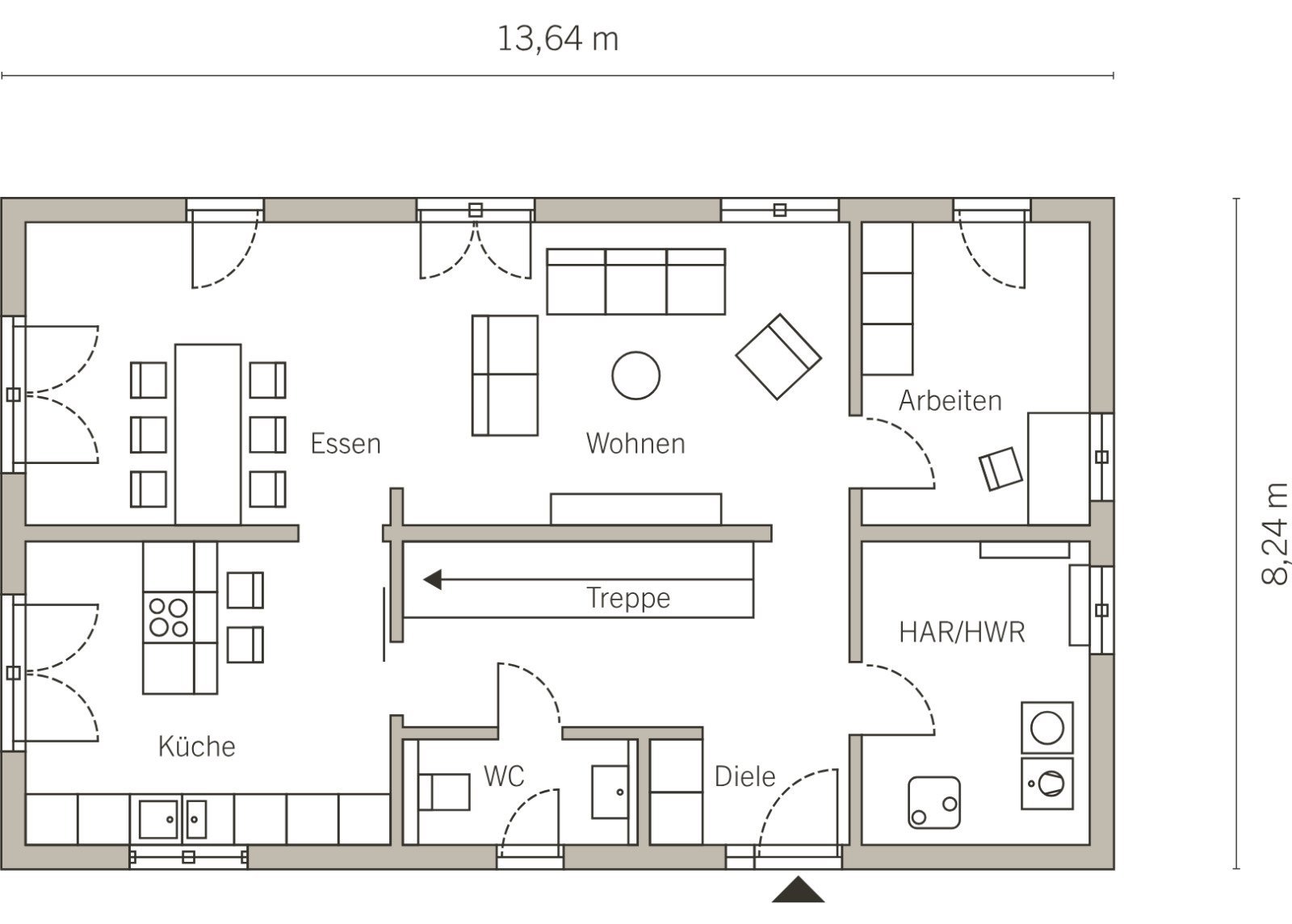 Grundriss Erdgeschoss Grundriss Erdgeschoss